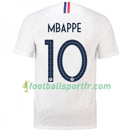 Tenue France Mbappe 10 Exterieur Coupe du monde 2018 Maillot de Foot